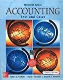 Accounting Texts and Cases by Robert Anthony