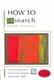 How to Research by Loraine Blaxter