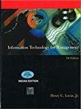 INFORMATION TECHNOLOGY FOR MANAGEMENT by Henry Lucas