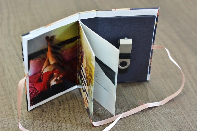 Case PenDrive com Mini Álbum