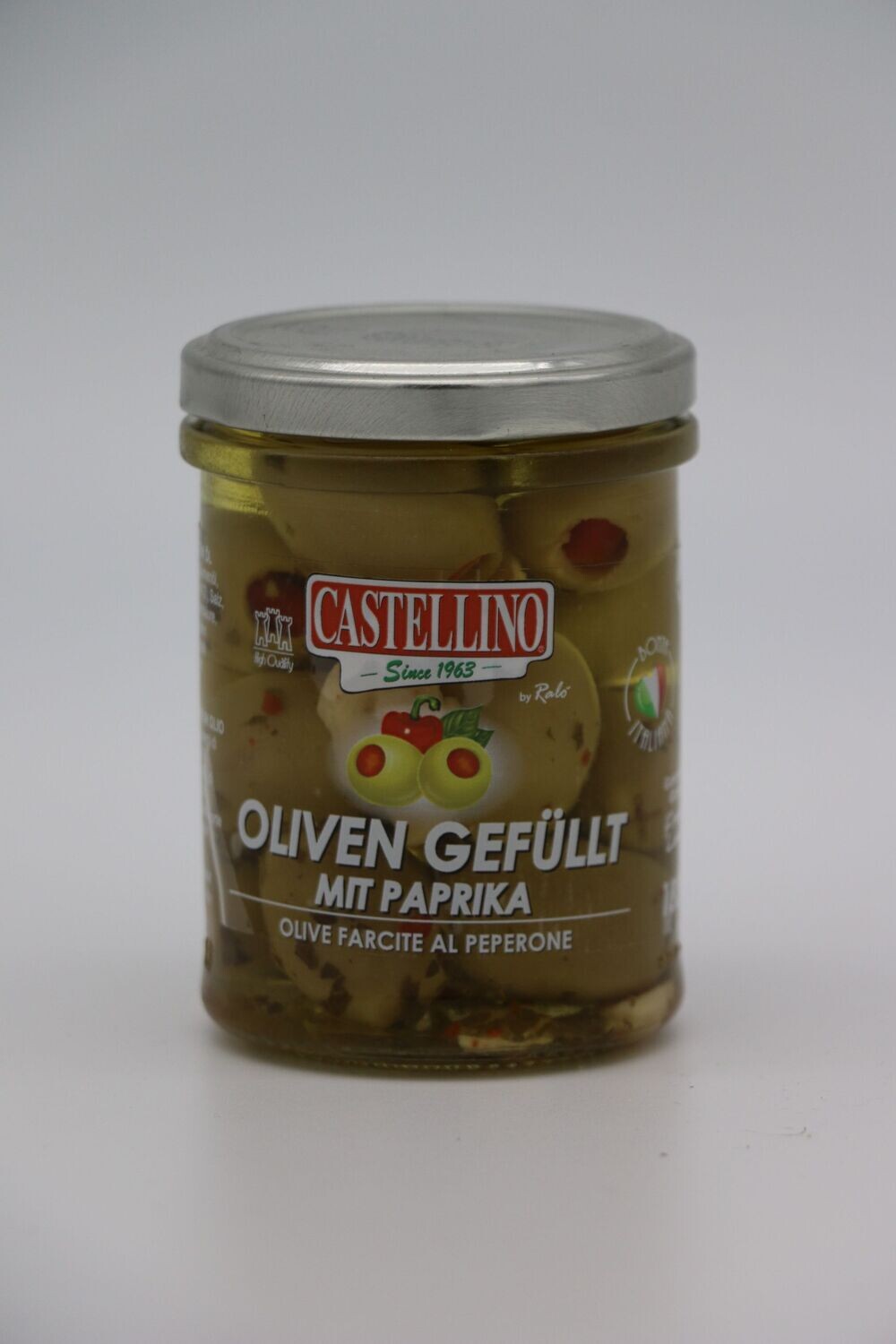 Oliven gefüllt mit Paprika