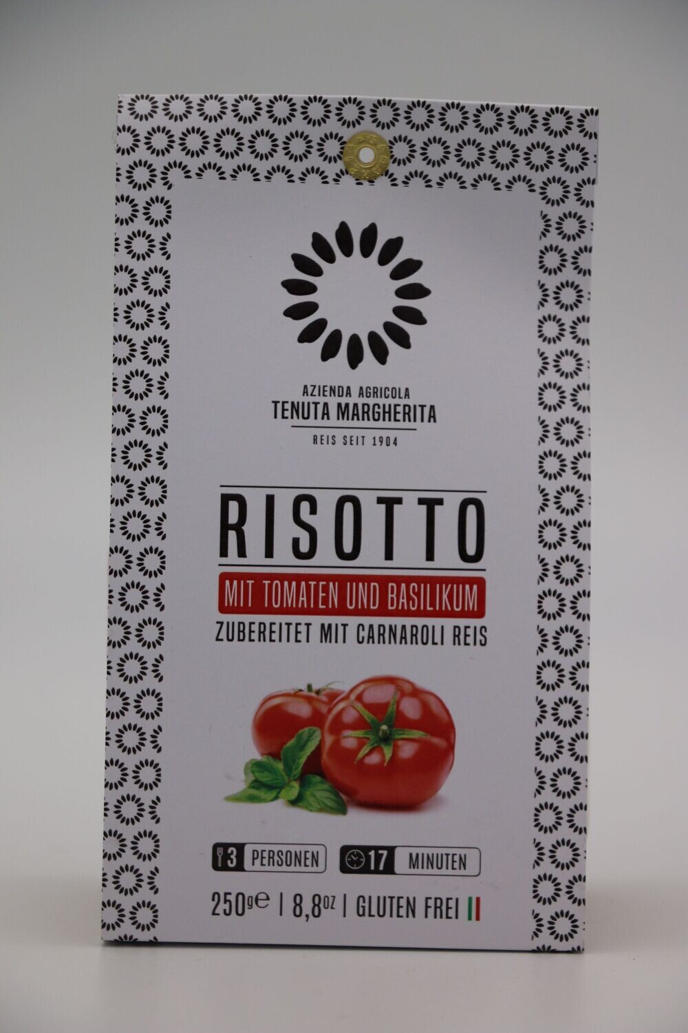 Risotto mit Tomaten und Basilikum