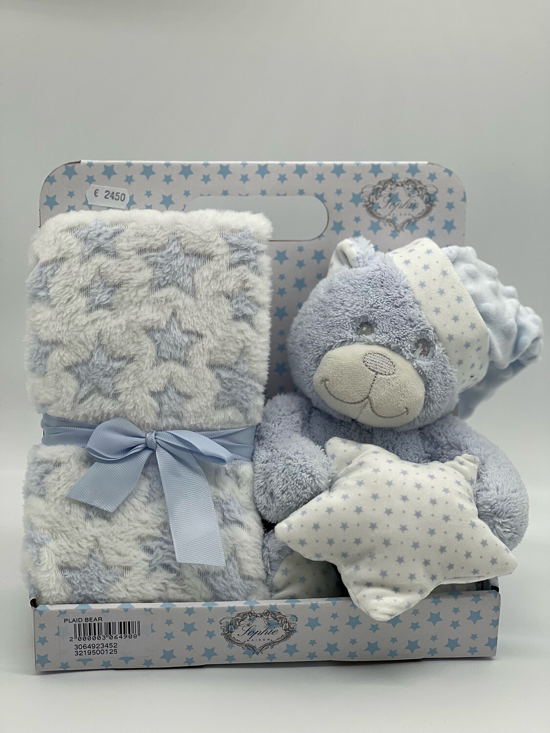 Plaid neonato + peluche