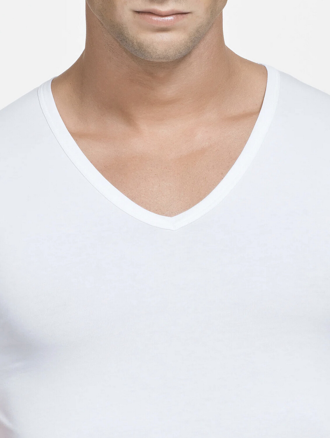 Hi-Tech - Maglietta in jersey di cotone elasticizzato collo a V RAGNO