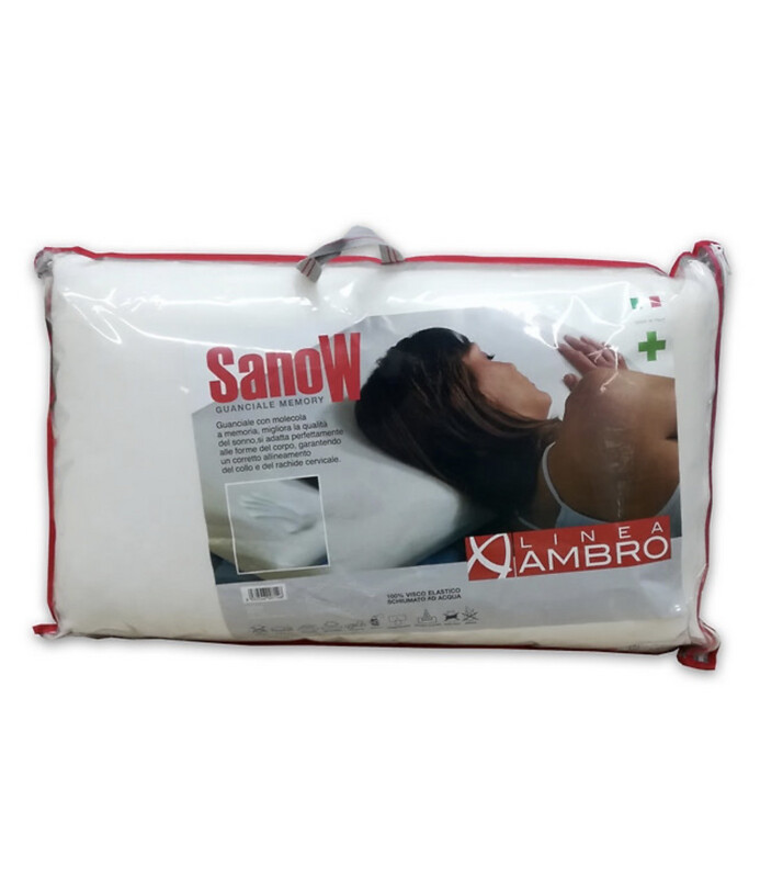 Guanciale memory Sanow ergonomico antiacaro antidecubito