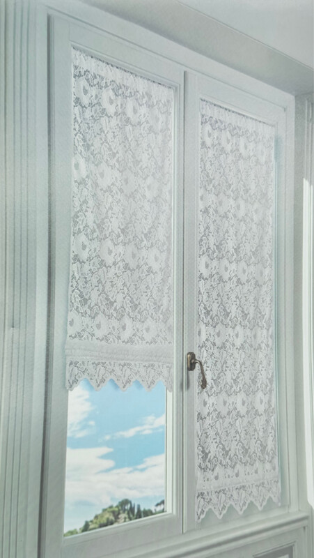 Coppia tendine finestra regolabili 60x150 LineaOro- col. Cipria