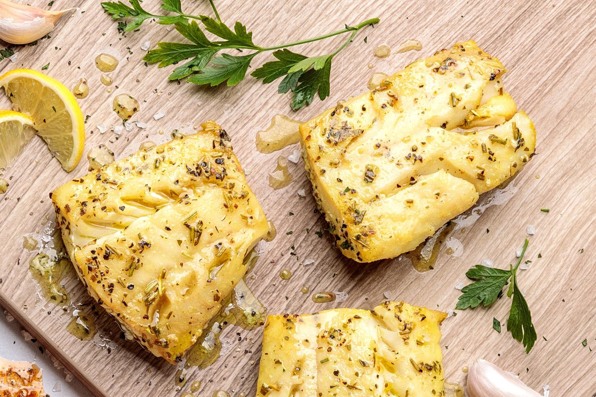 Lemon Herb Alaskan Cod