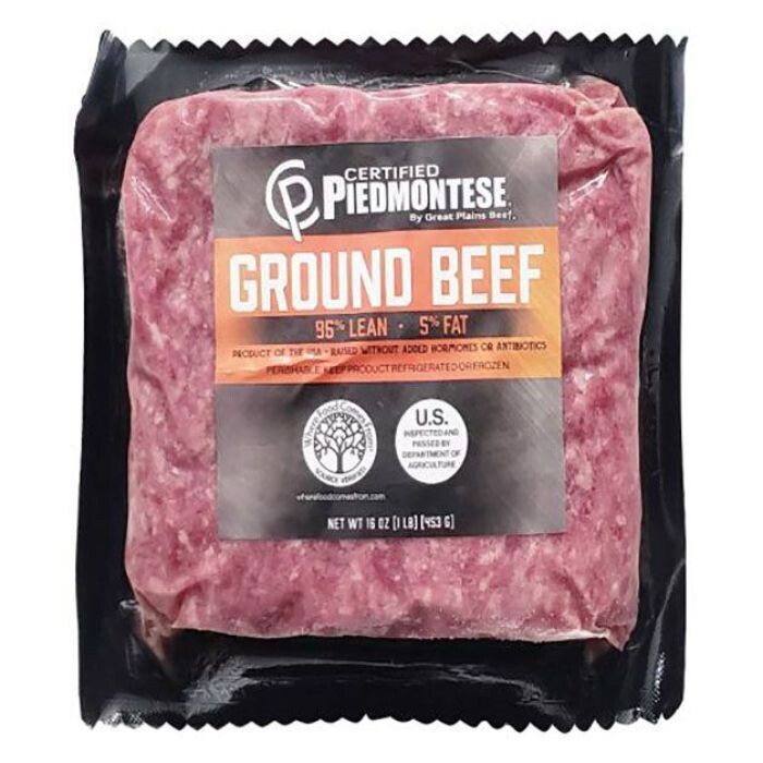 Piedmontese Beef Ground 96 Lean - (1)lb