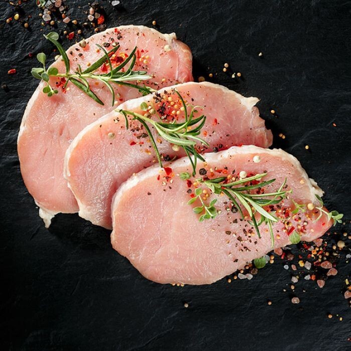 Organic Center Cut Boneless Pork Chop (2) 6 oz. Pork Chops