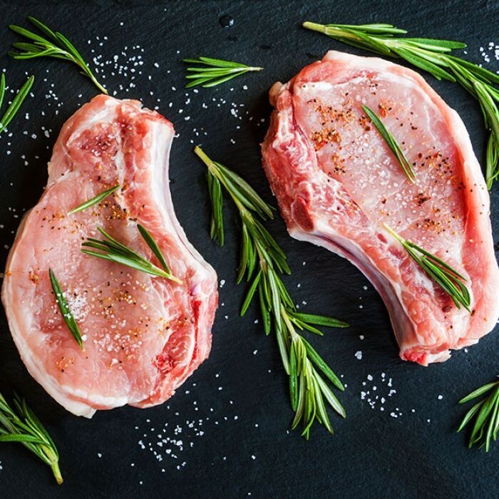 Organic Pork Chop Bone-In (2) 10 oz. Pork Chops