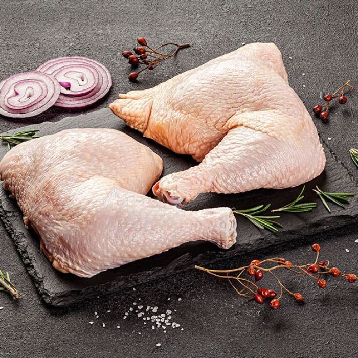 Organic Whole Chicken Leg Quarters 5lbs. Organic Whole Chicken Leg Quarters 5lbs.