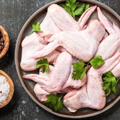 Organic Chicken Wings 5/1lb.