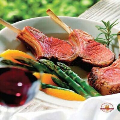 French Cut Lamb Racks Restaurant Pack - (2) Racks