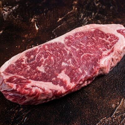 Yak NY strip steak 8oz.