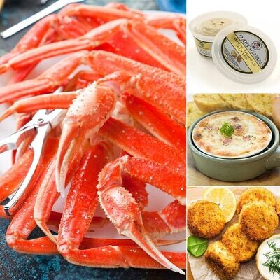 Alaska Giant Snow Crab Gift Box for 2-3 people (3 lbs)