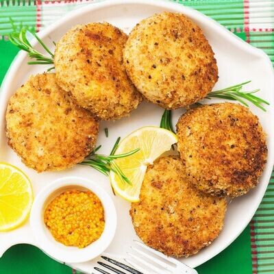 Alaska Seafood & Crab Cakes - Per Dozen (12)