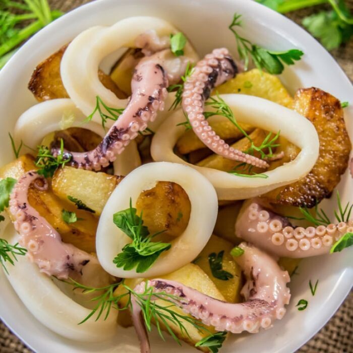 Wholey All Natural Cleaned Calamari Rings & Tentacles