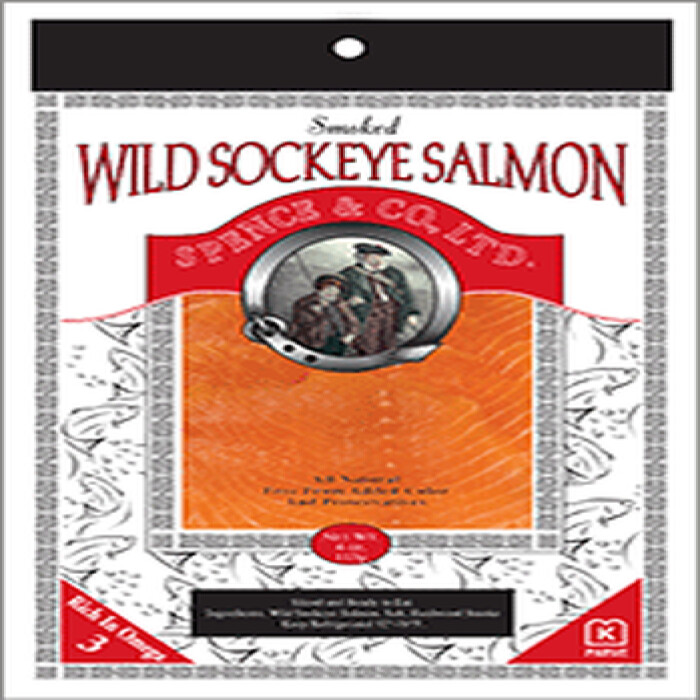 Spence & Co. Smoked Wild Sockeye Salmon (4oz.) Spence & Co. Smoked Wild Sockeye Salmon (4oz.)
