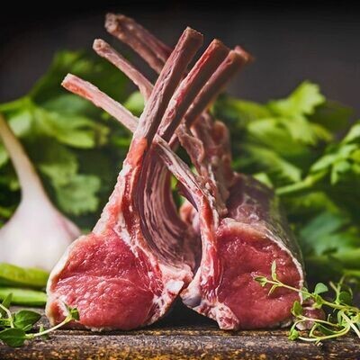 ELK FRENCH RACKS AKA EXPORT RIBS - 1 Rack 8.5-9.5 lbs