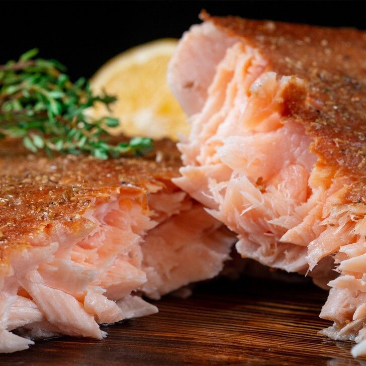 Smoked Alaska King Salmon (Cajun) Per Pound