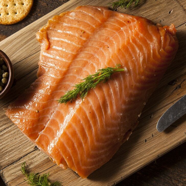 Smoked Alaska King Salmon (Classic, with a hint of Brown Sugar) Per Pound