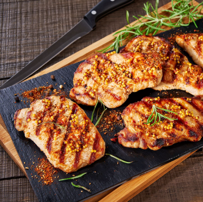 Pork Chops Boneless - 8oz Boneless Pork Chops, 10 pc