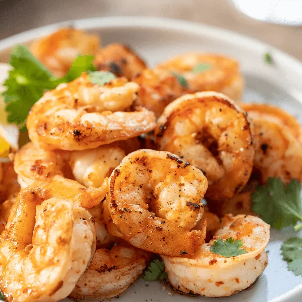 Grilled Shrimp w/Garlic,Lemon & Olive Oil, 1 lb