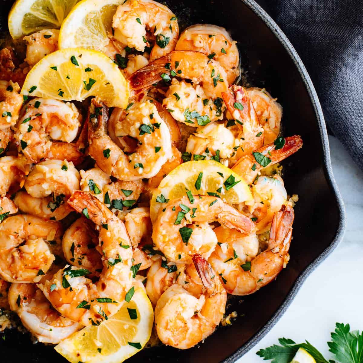 Grilled Shrimp w/Garlic,Lemon & Olive Oil, 1 lb