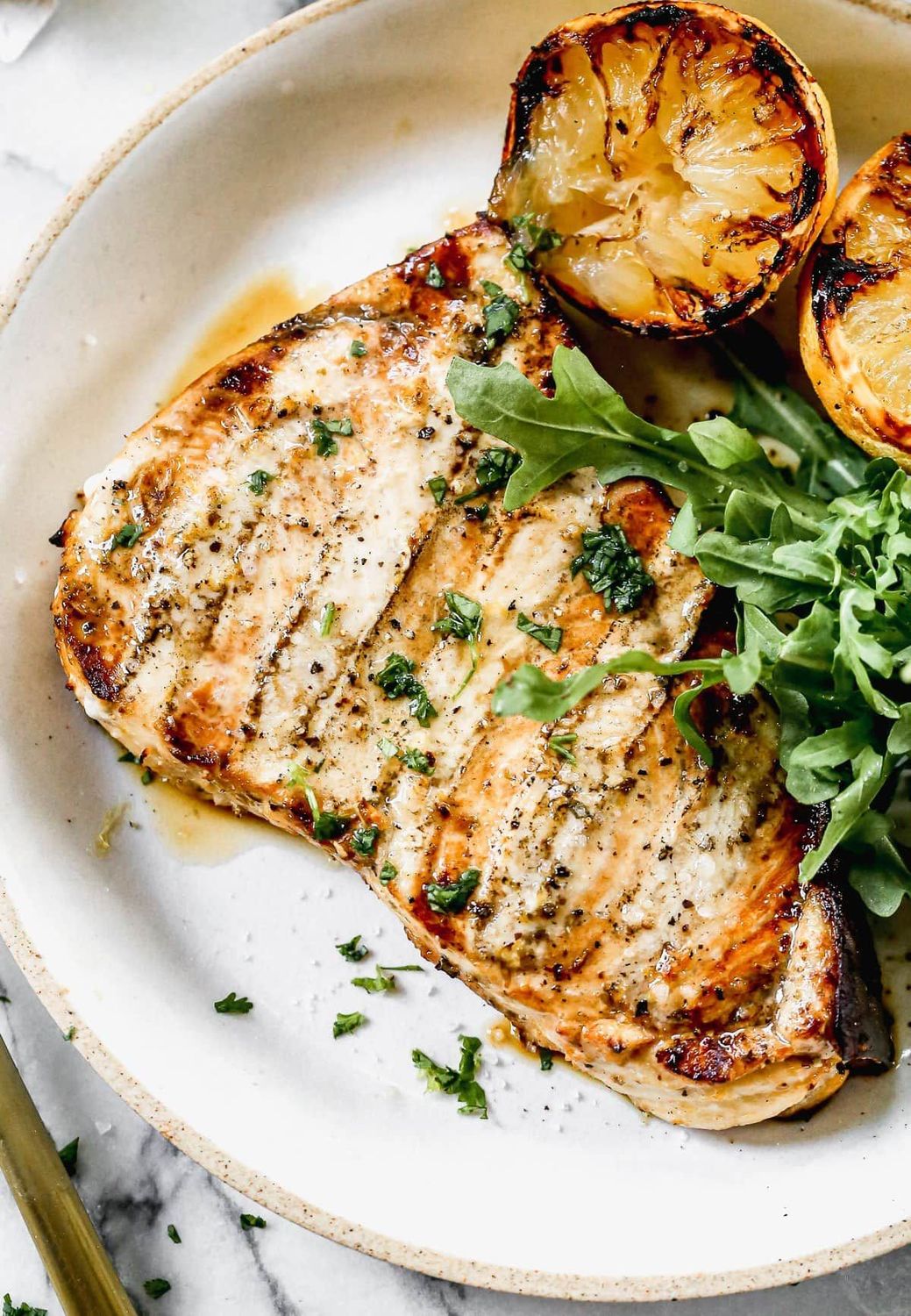Grilled Swordfish Steak, Tuscan Style, 1 lb