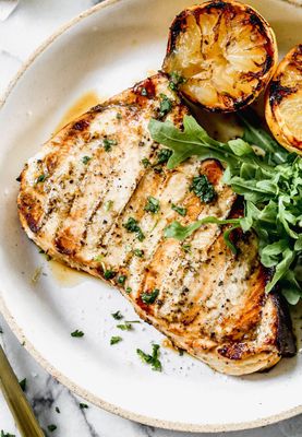 Grilled Swordfish Steak, Tuscan Style, 1 lb