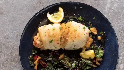 Stuffed Sole w/ Crabmeat