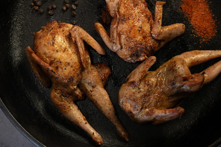 Quail Halal Certified 4 pcs - 3.5oz. each