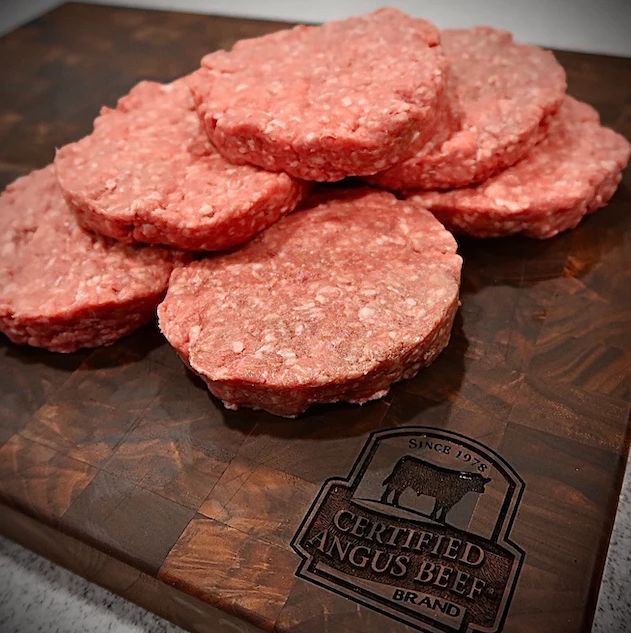 Certified Angus Beef Burger Patties Brisket Blend - ​5.3oz patties  - 10 patties/case