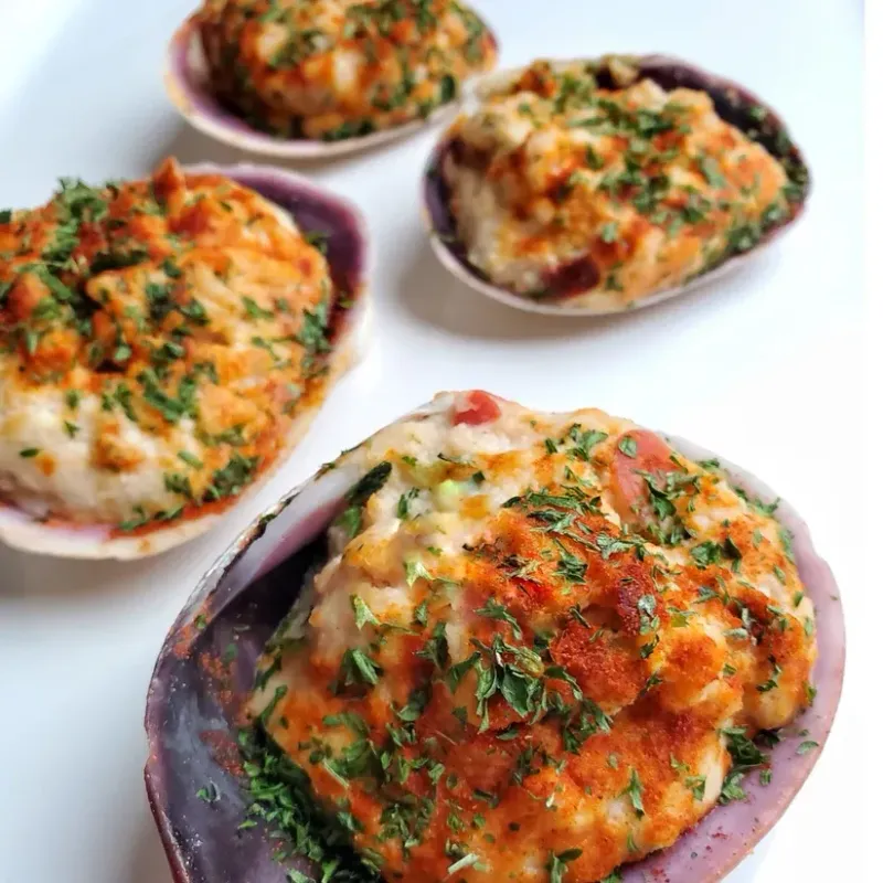 Signature Baked Clams, 9 pcs Signature Baked Clams, 9 pcs