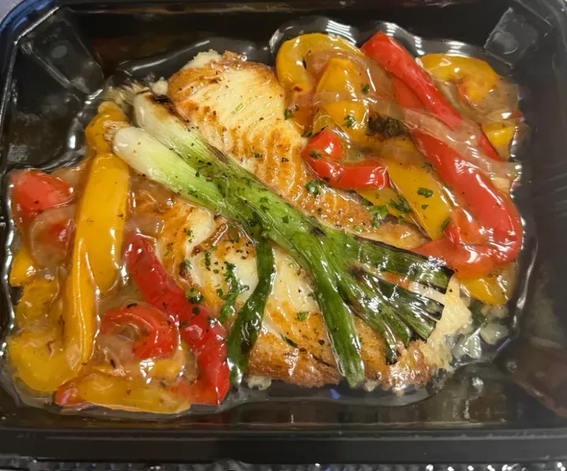 BAJA SOLE FILLET over CAULIFLOWER RICE PILAF