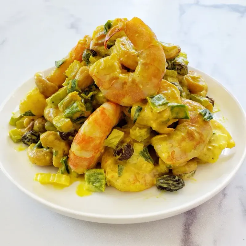 Thai Curry Shrimp Salad