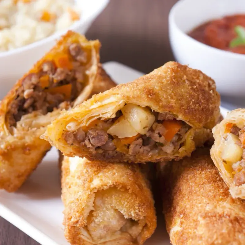 Wagyu Beef & Shrimp Egg Roll