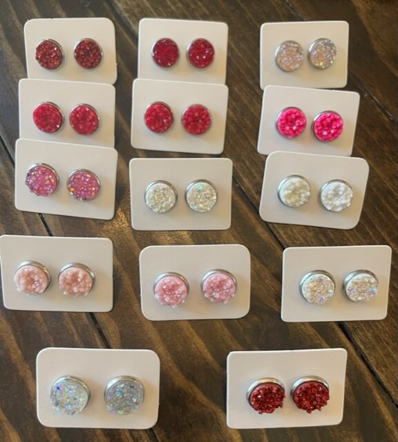 Druzy Studs