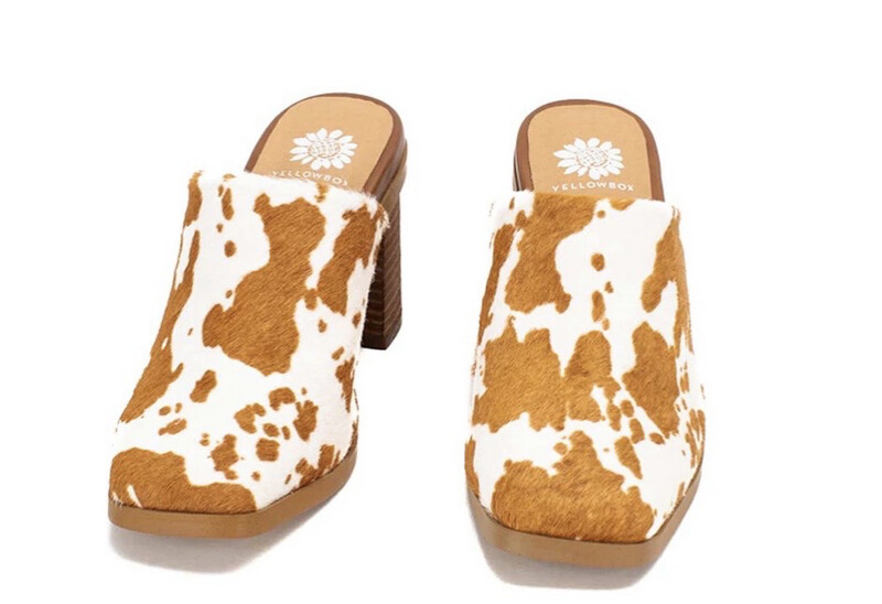 Cowhide Heels