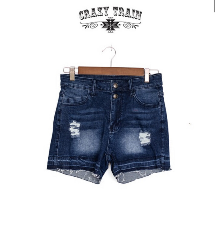 Dark Darlin Jean Shorts