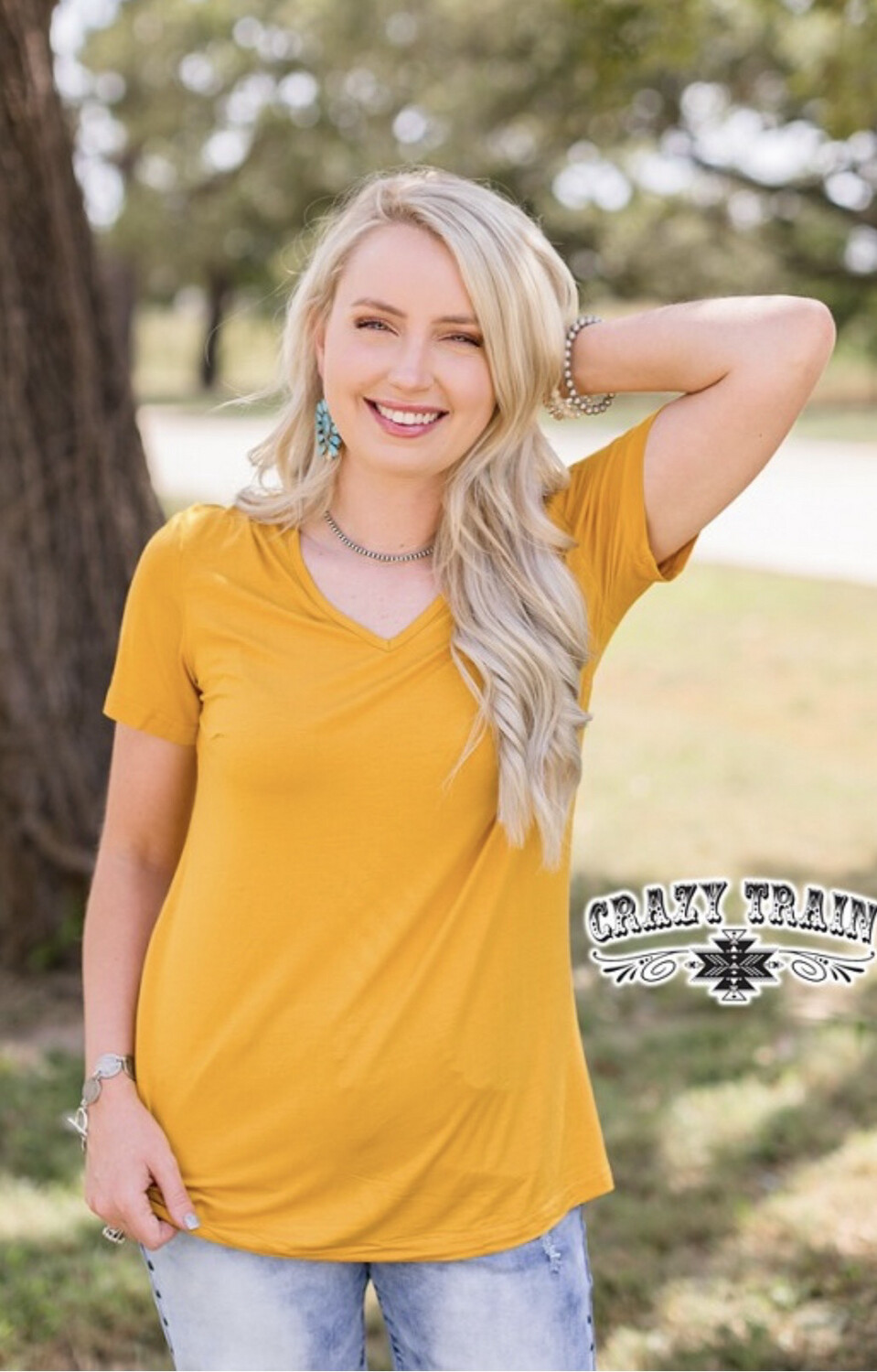 Forever Fav Mustard Tee