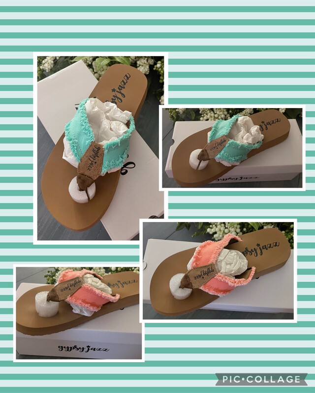 Gypsy Jazz Flip Flops