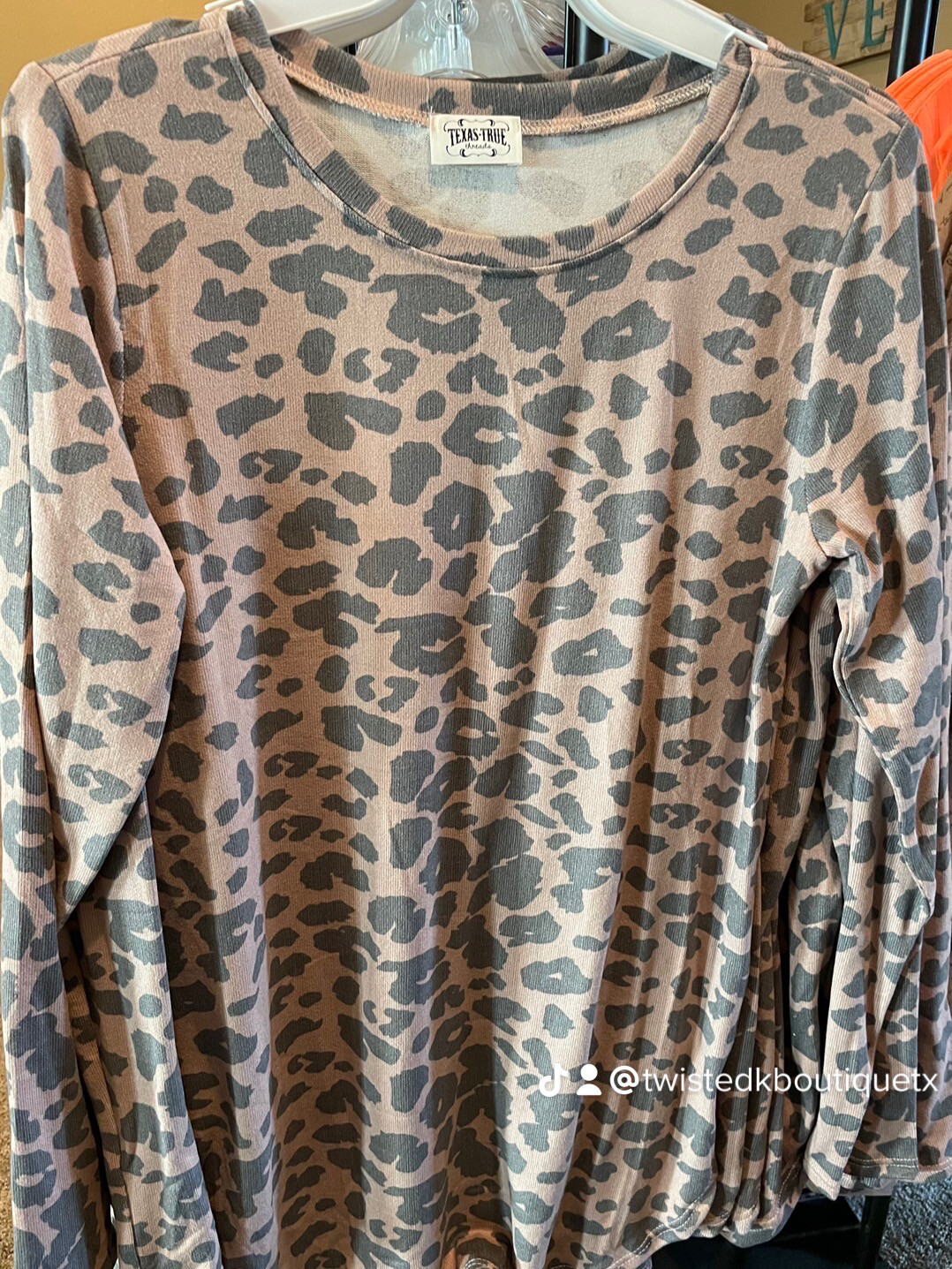 Lacey Mauve Leopard Long Sleeve