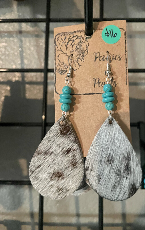 Cowhide Earrings