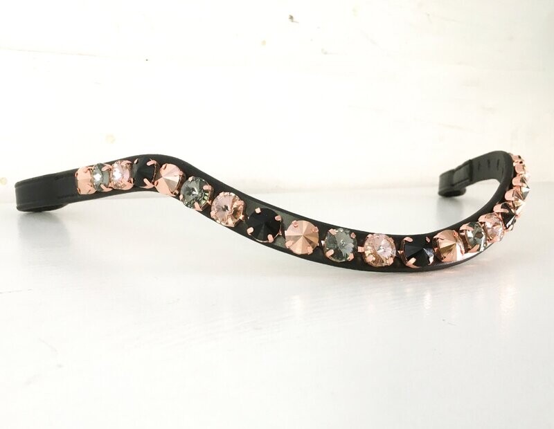 Stirnriemen Rosegold Rush XL
