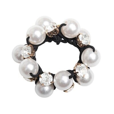 Haargummi ISABELL pearl schwarz von SD Design