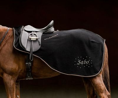 Ausreitdecke MODERN ROSE schwarz by WALDHAUSEN Ausreitdecke MODERN ROSE schwarz by WALDHAUSEN