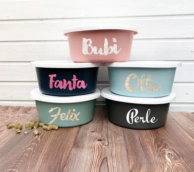 Futterschale MÜSLISCHALE 5L by Waldhausen - personalisierbar - Futterschale MÜSLISCHALE 5L by Waldhausen - personalisierbar -