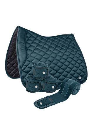 Schabracken-Set NEPAL -petrolblau- by Waldhausen Schabracken-Set NEPAL -petrolblau- by Waldhausen