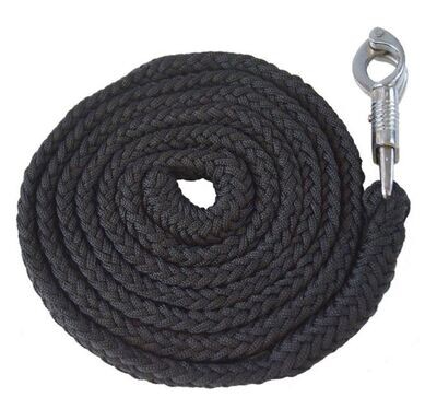 Führstrick mit Panikhaken schwarz Führstrick mit Panikhaken schwarz